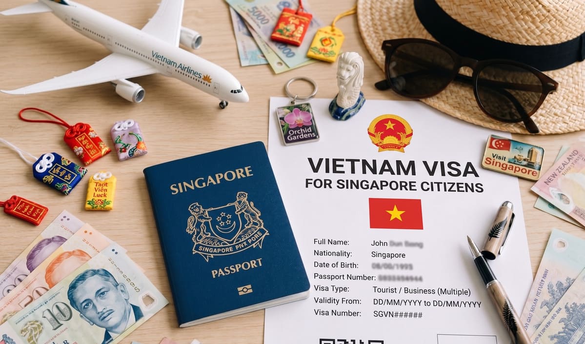 Vietnam visa for Singaporeans: the 30-day exemption and why 5% of travelers overpay at the airport