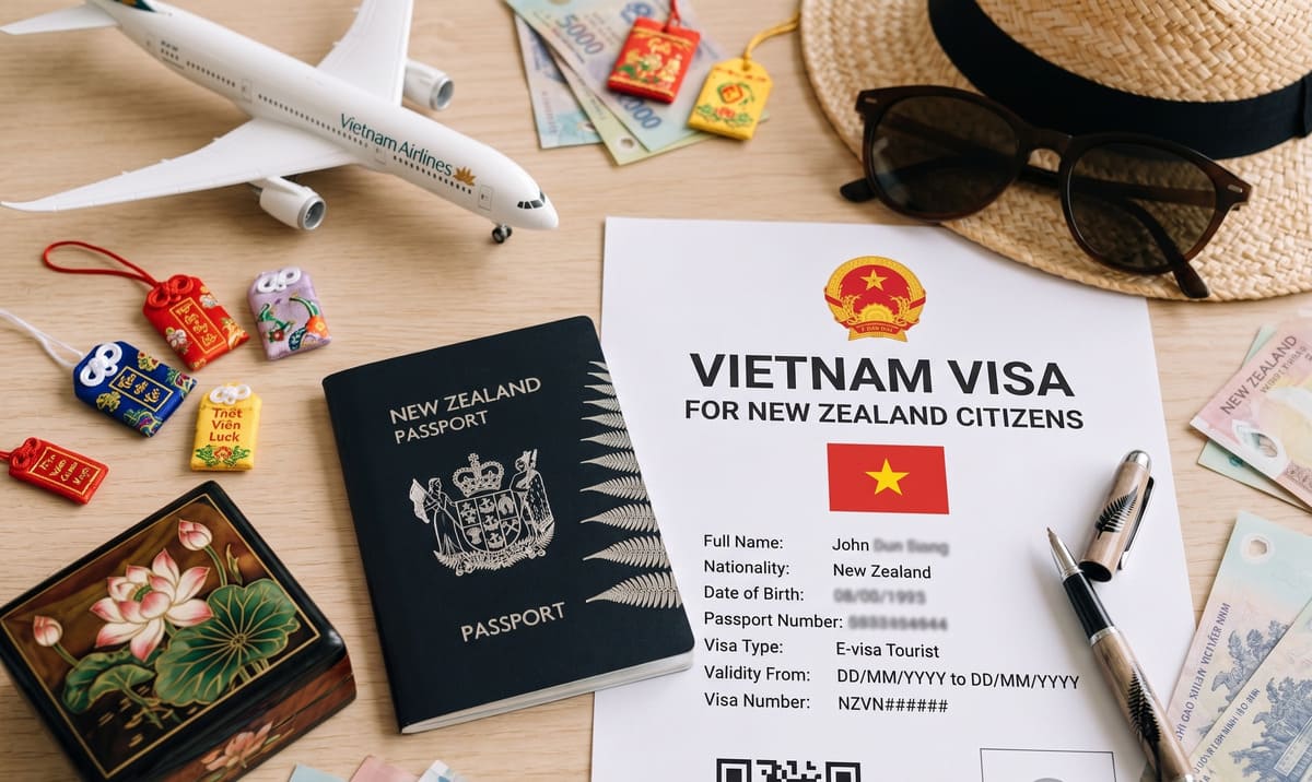 Vietnam visa for New Zealand citizens: Official eVisa, processing times, and avoiding agency traps