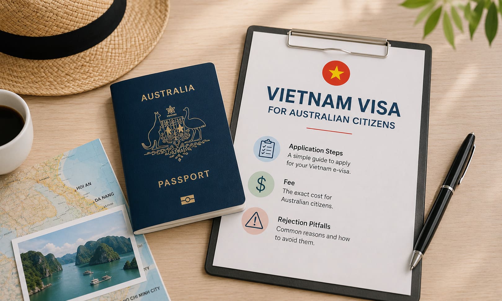 Vietnam visa for Australian citizens: the exact application steps, fee, and what gets e-visas rejected