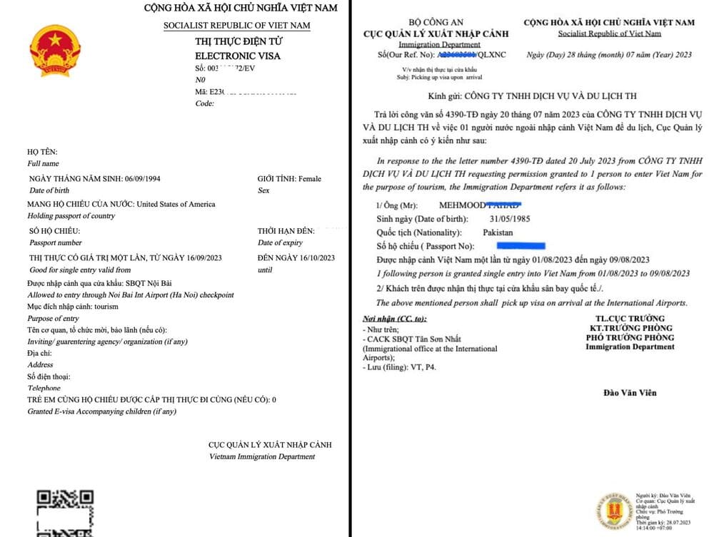 Understanding Vietnam Visa On Arrival fees including agency and stamping costs.